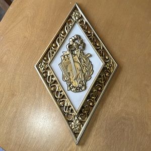 5/$25 Vintage MCM Dart Ind. Diamond plaque